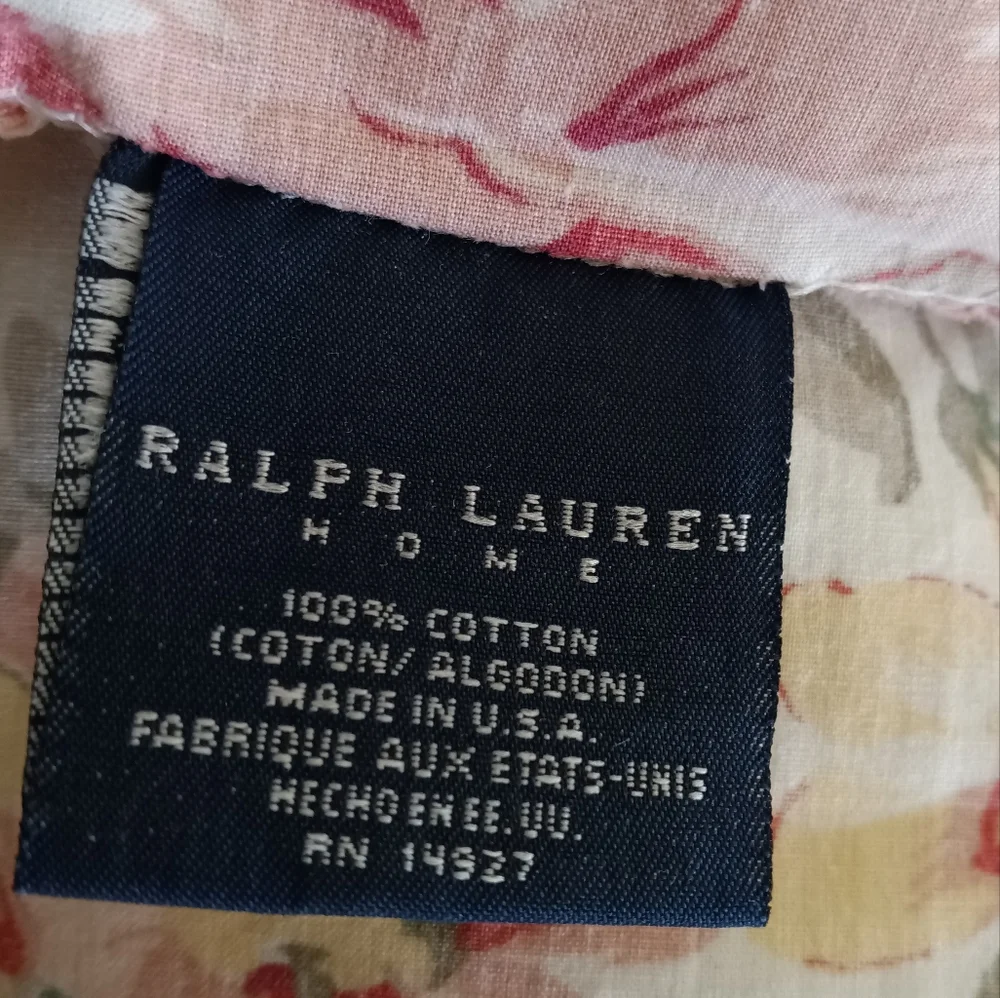 Ralph Lauren Home Petticoat Vintage King  Pillowcase *Single*